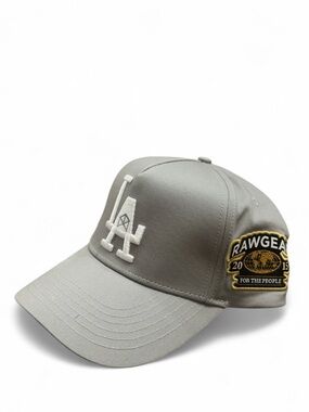 Rawgear LA Dodgers Grey Embroidered Snapback Cap (NWT)